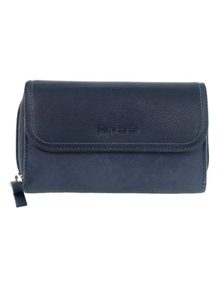 Bi-Fold Wallet Denim / Leather PC 4028 DENUM Pierre Cardin Ladies Bi-Fold Tab Wallet in Denim