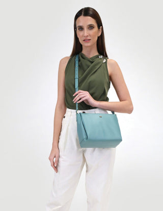 Crossbody Bag Moss / Leather PC 3968 MOSS Pierre Cardin Ladies Leather Fashion Crossbody Bag in Moss