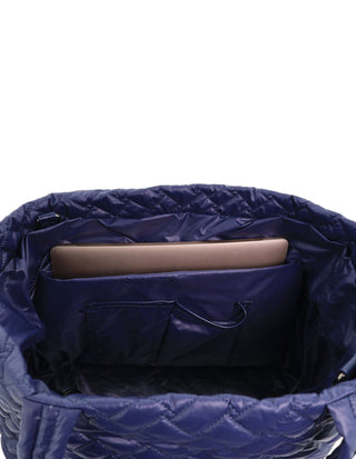Tote Bag Navy / Nylon PC 4016 NAVY Pierre Cardin Ladies Nylon Padded Tote Bag in Navy
