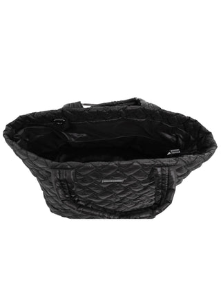 Tote Bag Black / Nylon PC 4015 BLK Pierre Cardin Ladies Nylon Small Padded Tote Bag in Black