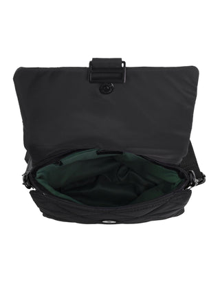 Crossbody Bag Black / Nylon PC 4022 BLK Pierre Cardin Ladies Nylon Textured Crossbody Bag in Black