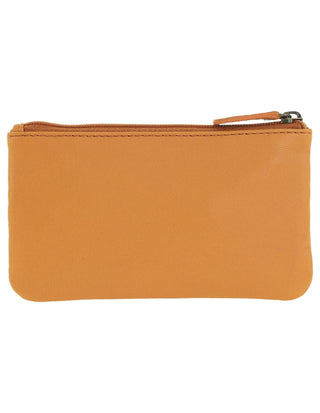Coin Purse Apricot / Leather PC 1349 APRICOT Pierre Cardin Leather Coin Purse/Key Holder in Apricot
