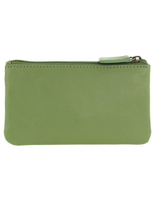 Coin Purse Grape Leaf / Leather PC 1349 GRAPE LEAF Pierre Cardin Leather Coin Purse/Key Holder in Grape Leaf