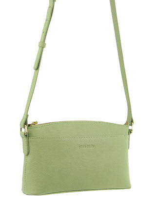 Crossbody bag Jade / Leather PC 3656 JADE Pierre Cardin Leather Ladies Crossbody Bag in Jade