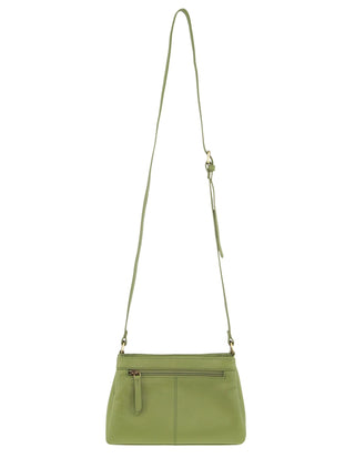 Crossbody bag Leaf / Leather PC 3663 LEAF Pierre Cardin Leather Pleated Design Crossbody Bag in Leaf