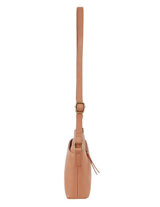 Crossbody bag Apricot / Leather PC 3692 APRICOT Pierre Cardin Leather Woven Design Crossbody Bag in Apricot