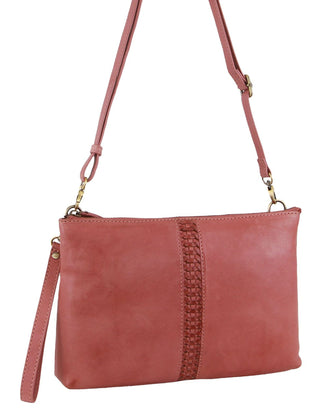 Crossbody bag Marsala / Leather PC 3691 MARSALA Pierre Cardin Leather Wristlet Crossbody Bag in Marsala