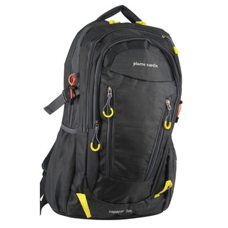 Backpack Grey / Ripstop Nylon PC 3852 GREY Pierre Cardin Nylon Adventure Travel & Sport Large Backpack