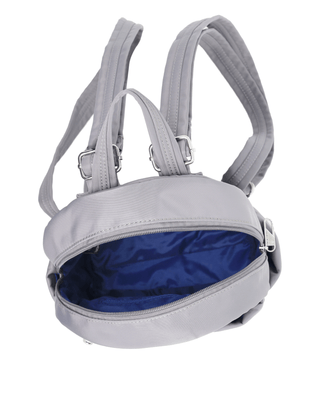Backpack Grey / Nylon PC 2418 GREY Pierre Cardin Nylon Anti-Theft Backpack in Grey