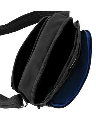 Crossbody bag Black / Nylon PC 3269 BLK Pierre Cardin Nylon Anti-Theft Cross Body Bag in Black