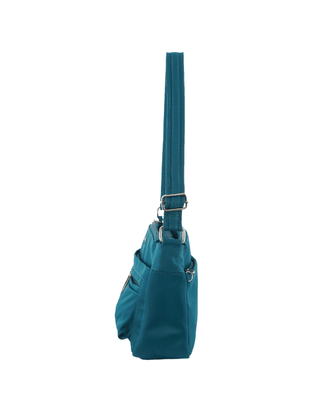 Crossbody bag Turquoise / Nylon PC 3268 TURQ Pierre Cardin  Nylon Anti-Theft Cross Body Bag in Turquoise