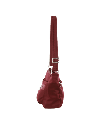 Crossbody bag Wine / Nylon PC 3268 WINE Pierre Cardin  Nylon Anti-Theft Cross Body Bag in Wine