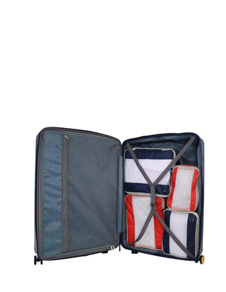 Hard Shell Luggage Navy / Polycarbonate (PC) PC 4032LM NAVY Pierre Cardin Oasis Hard Shell Large & Medium Bundle 2-Piece Set