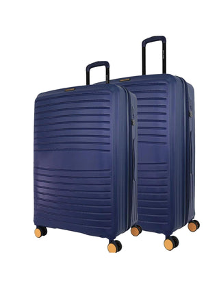Hard Shell Luggage Navy / Polycarbonate (PC) PC 4032LM NAVY Pierre Cardin Oasis Hard Shell Large & Medium Bundle 2-Piece Set