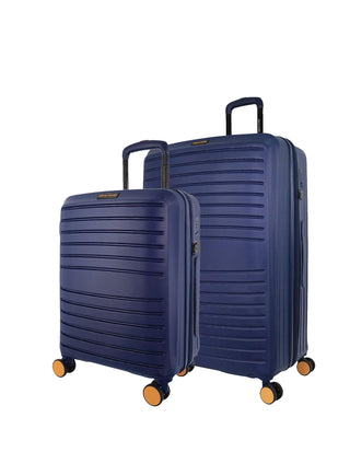 Hard Shell Luggage Navy / Polycarbonate (PC) PC 4032MC NAVY Pierre Cardin Oasis Hard Shell Medium and Cabin Bundle 2-Piece Set