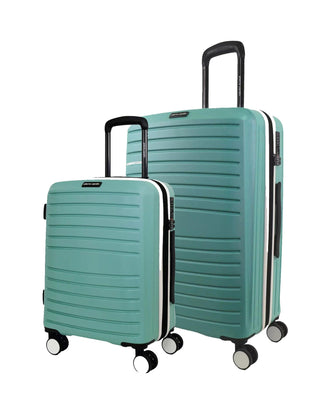 Hard Shell Luggage Mint / Polycarbonate (PC) PC 4032LC MINT Pierre Cardin Oasis Mint Hard Shell Large and Cabin Bundle 2-Piece Set
