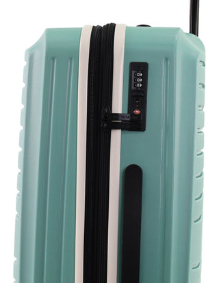 Hard Shell Luggage Mint / Polycarbonate (PC) PC 4032LC MINT Pierre Cardin Oasis Mint Hard Shell Large and Cabin Bundle 2-Piece Set