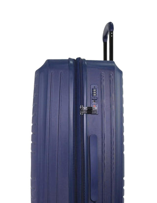 Hard Shell Luggage Navy / Polycarbonate (PC) PC 4032LC NAVY Pierre Cardin Oasis Navy Hard Shell Large and Cabin Bundle 2-Piece Set
