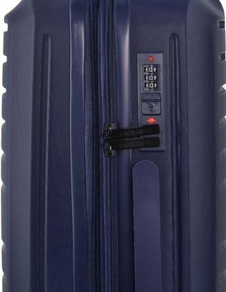 Hard Shell Luggage Navy / Polycarbonate (PC) PC 4032LC NAVY Pierre Cardin Oasis Navy Hard Shell Large and Cabin Bundle 2-Piece Set