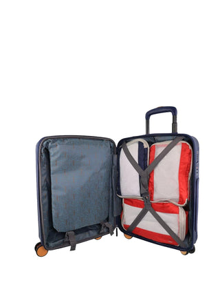 Hard Shell Luggage Navy / Polycarbonate (PC) PC 4032LC NAVY Pierre Cardin Oasis Navy Hard Shell Large and Cabin Bundle 2-Piece Set