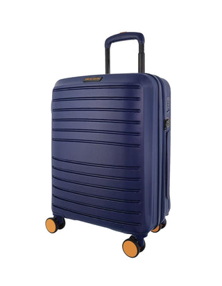 Hard Shell Luggage Navy / Polycarbonate (PC) PC 4032LC NAVY Pierre Cardin Oasis Navy Hard Shell Large and Cabin Bundle 2-Piece Set