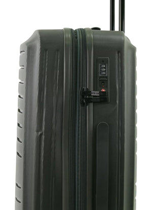 Hard Shell Luggage Olive / Polycarbonate (PC) PC 4032LC OLIVE Pierre Cardin Oasis Olive Hard Shell Large and Cabin Bundle 2-Piece Set