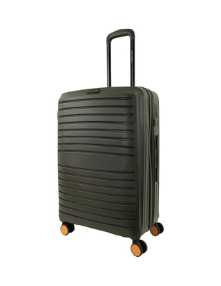 Hard Shell Luggage Olive / Polycarbonate (PC) PC 4032LC OLIVE Pierre Cardin Oasis Olive Hard Shell Large and Cabin Bundle 2-Piece Set
