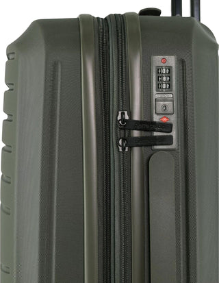 Hard Shell Luggage Olive / Polycarbonate (PC) PC 4032LC OLIVE Pierre Cardin Oasis Olive Hard Shell Large and Cabin Bundle 2-Piece Set