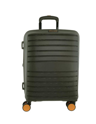 Hard Shell Luggage Olive / Polycarbonate (PC) PC 4032LC OLIVE Pierre Cardin Oasis Olive Hard Shell Large and Cabin Bundle 2-Piece Set