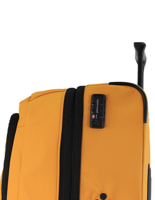Soft Shell Luggage Yellow / Soft Luggage PC 3940 YELL Pierre Cardin Soft-shell 3-Piece Trolley Set in Yellow in Yellow