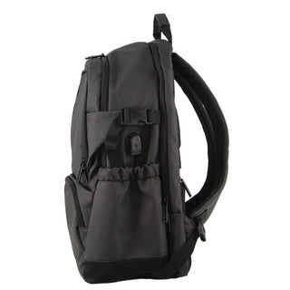 Backpacks Black / Nylon PC 3622 BLK Pierre Cardin Travel & Business Backpack with Built-in USB Port in Black