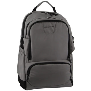 Backpack Grey / Nylon PC 3622 GREY Pierre Cardin Travel & Business Backpack with Built-in USB Port in Grey