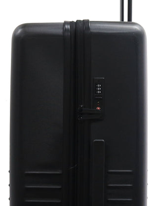 Hard Shell Luggage Black / Check-In (Large) / Hard Luggage RB 02L BLK Reebok Adventure 80cm LARGE Hard Shell Suitcase in Black