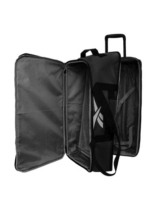 Duffel Bag Black / Water Resistant Coated Nylon/ Nylon PU RB 10 BLK Reebok All Star 72cm LARGE Leather Film Soft Shell Suitcase in Black