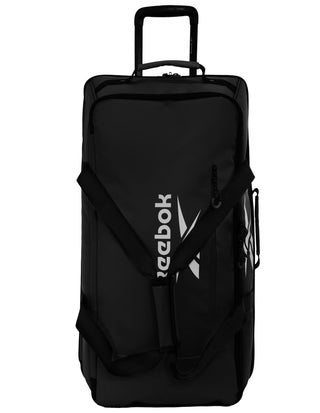 Duffel Bag Black / Water Resistant Coated Nylon/ Nylon PU RB 10 BLK Reebok All Star 72cm LARGE Leather Film Soft Shell Suitcase in Black