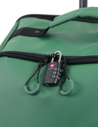 Duffel Bag Green / Water Resistant Coated Nylon/ Nylon PU RB 10 GRN Reebok All Star 72cm LARGE Leather Film Soft Shell Suitcase in Green