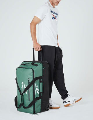 Duffel Bag Green / Water Resistant Coated Nylon/ Nylon PU RB 10 GRN Reebok All Star 72cm LARGE Leather Film Soft Shell Suitcase in Green