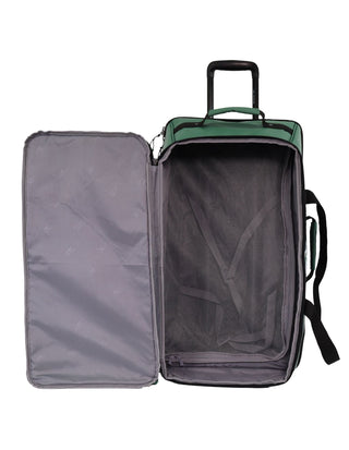 Duffel Bag Green / Water Resistant Coated Nylon/ Nylon PU RB 10 GRN Reebok All Star 72cm LARGE Leather Film Soft Shell Suitcase in Green