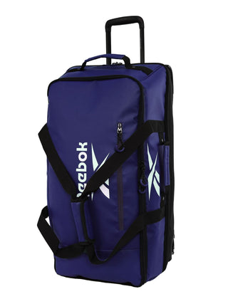 Duffel Bag Navy / Water Resistant Coated Nylon/ Nylon PU RB 10 NAVY Reebok All Star 72cm LARGE Leather Film Soft Shell Suitcase in Navy