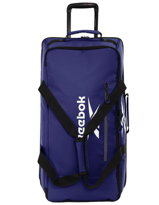 Duffel Bag Navy / Water Resistant Coated Nylon/ Nylon PU RB 10 NAVY Reebok All Star 72cm LARGE Leather Film Soft Shell Suitcase in Navy