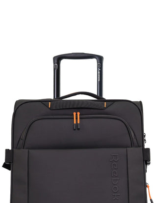 Soft Shell Luggage Black / Check-In (Medium) / Hard Luggage RB 04M BLK Reebok Pro 69cm MEDIUM Leather Film Soft Shell Case in Black
