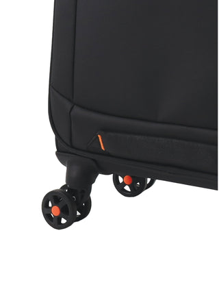 Soft Shell Luggage Black / Check-In (Medium) / Hard Luggage RB 04M BLK Reebok Pro 69cm MEDIUM Leather Film Soft Shell Case in Black