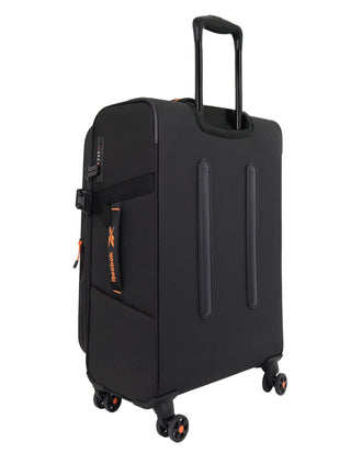 Soft Shell Luggage Black / Check-In (Large) / Soft Luggage RB 04L BLK Reebok Pro 78cm LARGE Leather Film Soft Shell Case in Black