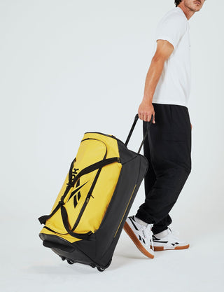 Duffel Bag Yellow / Water Repellent Leather Film RB 05 YELL Reebok Road Runner 72cm Trolley Duffle on Wheels in Yellow