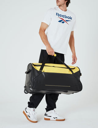 Duffel Bag Yellow / Water Repellent Leather Film RB 05 YELL Reebok Road Runner 72cm Trolley Duffle on Wheels in Yellow