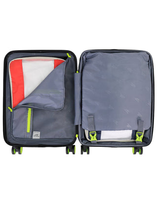 Hard Shell Luggage Black / Carry-On (Small) / Hard Luggage RB 03C BLK Reebok Wanderer 54cm CABIN Hard Shell Suitcase in Black