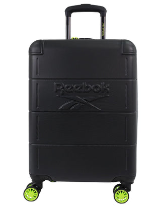 Hard Shell Luggage Black / Carry-On (Small) / Hard Luggage RB 03C BLK Reebok Wanderer 54cm CABIN Hard Shell Suitcase in Black