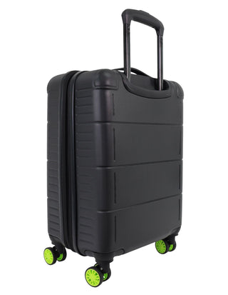 Hard Shell Luggage Black / Carry-On (Small) / Hard Luggage RB 03C BLK Reebok Wanderer 54cm CABIN Hard Shell Suitcase in Black