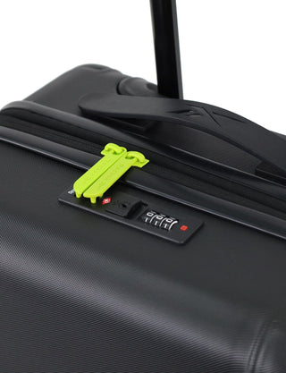 Hard Shell Luggage Black / Carry-On (Small) / Hard Luggage RB 03C BLK Reebok Wanderer 54cm CABIN Hard Shell Suitcase in Black