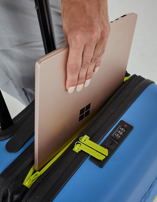 Hard Shell Luggage Blue / Carry-On (Small) / Hard Luggage RB 03C BLUE Reebok Wanderer 54cm CABIN Hard Shell Suitcase in Blue